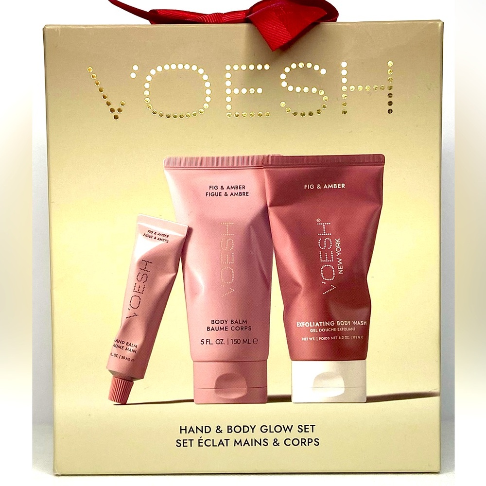 VOESH Hand & Body Glow Set - Pink